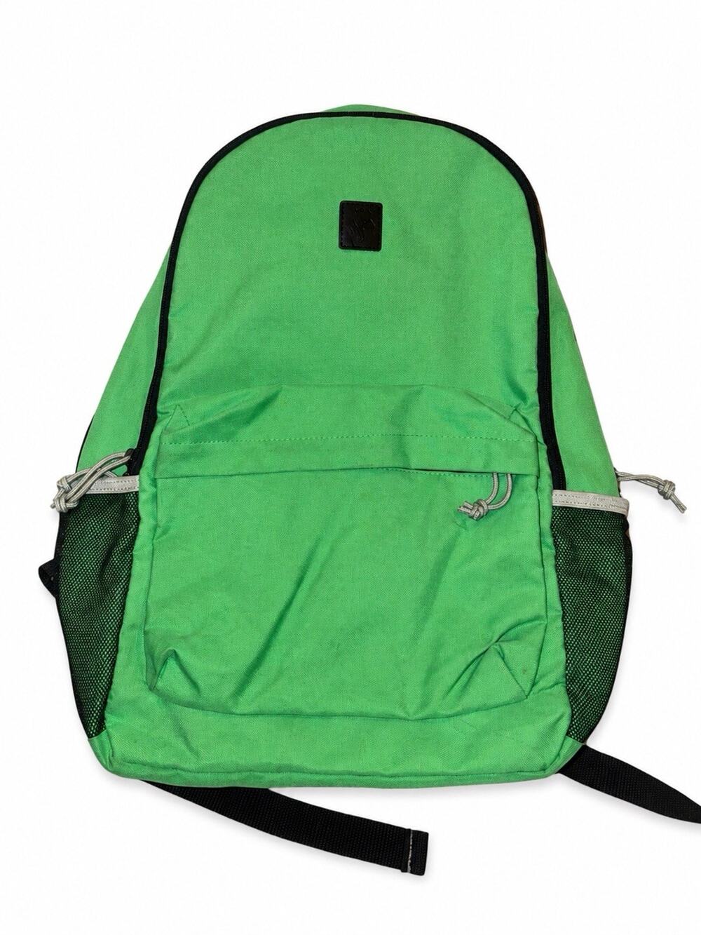Green Canvas Backpack School Book Bag Laptop Travel Daypack